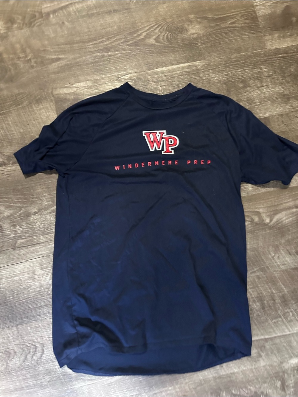 Under Armour Navy T-Shirt with Red WP Logo